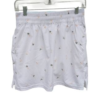Columbia Athletic Skort Alpine Chill Zero White/Baja Blitz Size XS Tennis Golf